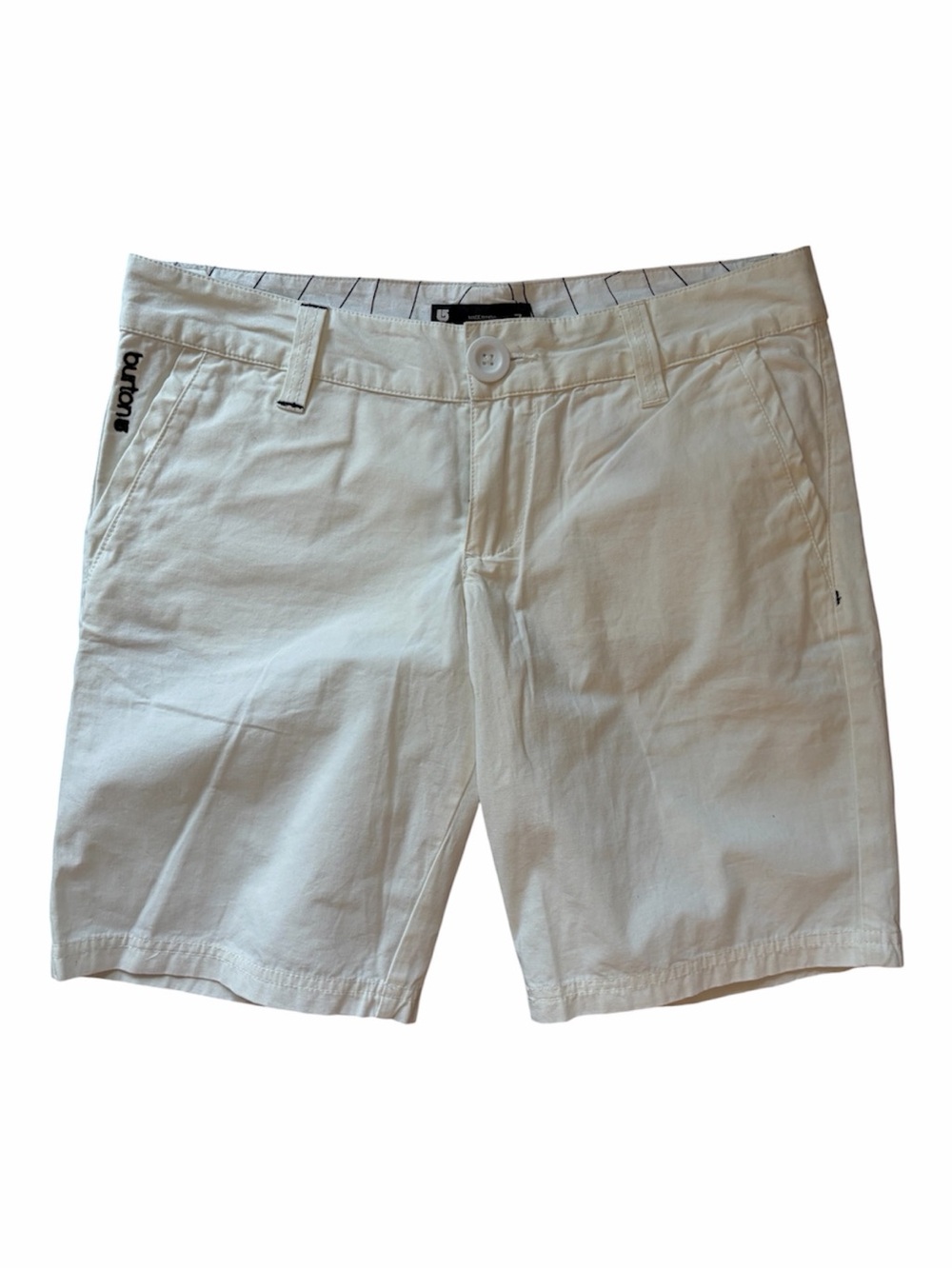 Burton Cream Bermuda Shorts Y2K Skate Surf Streetwear Casual Outdoor Chino